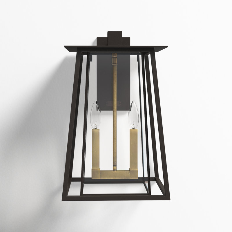 Wall Light, Buckeye Bronze/Yellow, Incandescent