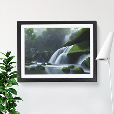 Reflective Waterfall - Single Picture Frame Print