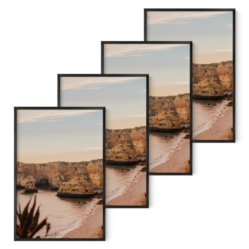 Cadre photo en métal, Noir, 24 po x 36 po