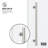 Elan 56-60" W x 74" H Sliding Frameless Shower Door with 3/8" Frosted Glass-99079141