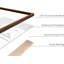 Cadre photo en bois - ensemble de 15-92582868-92582867