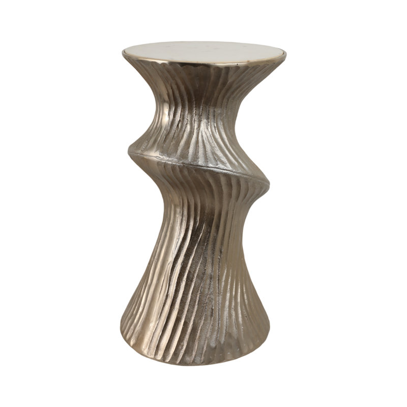 Plateau de table en marbre Fairchild, H 27 po x l 15 po x P 15 po