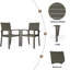 Chaises de salle à manger d'extérieur-276700518-276700512