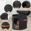 Boîte de rangement pour chapeau de cowboy surdimensionnée pour 4 hommes 4 pièces