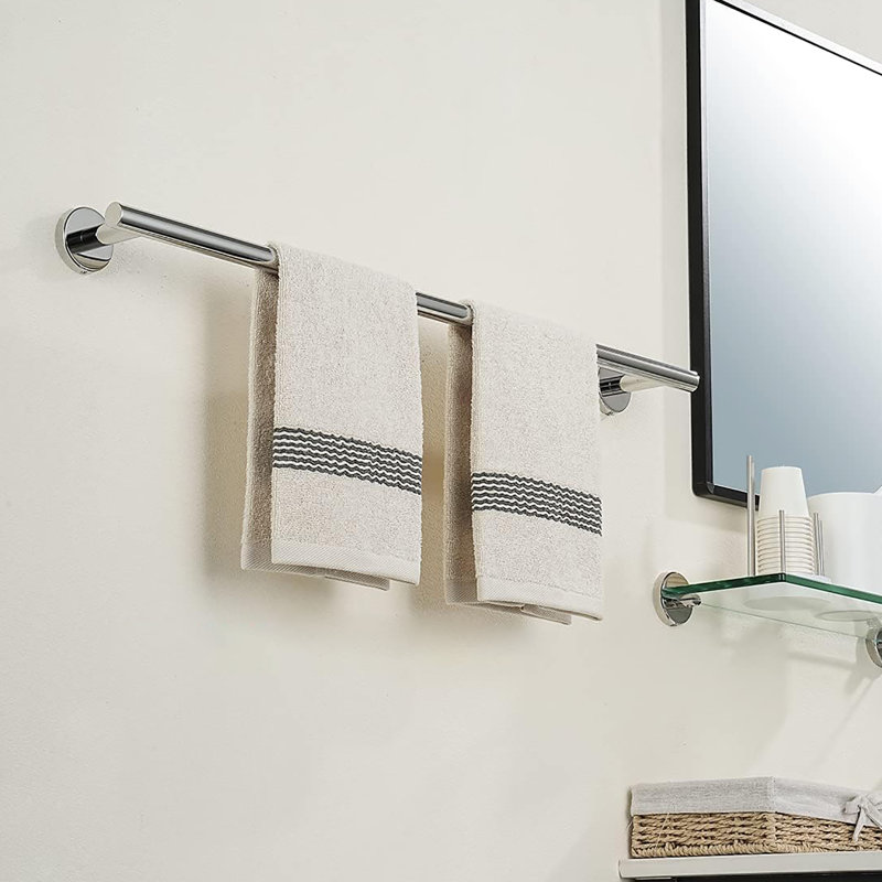 Ensemble de 2 porte-serviettes mural en acier inoxydable 304 de 27 pouces, Chrome