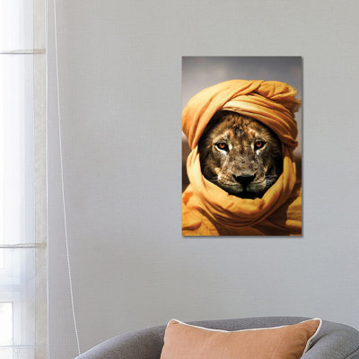 Lion II 1 Piece Wrapped Canvas Painting