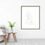«Nude Contour S Croquis I», reproduction de photo encadrée sur papier-1009446365-1009446366
