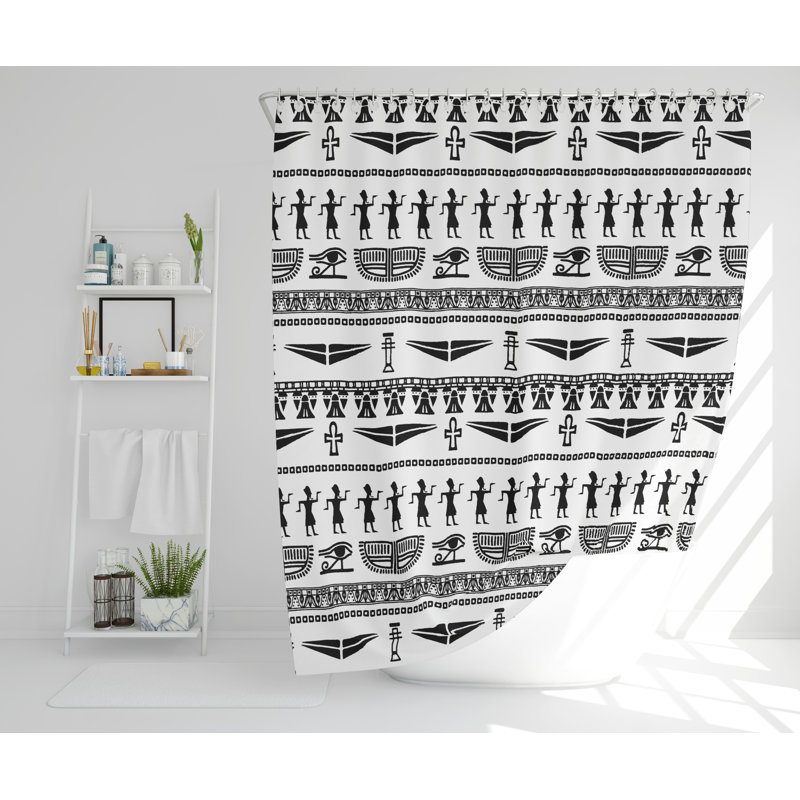 Righer Polyester Shower Curtain, 168cm H x 168cm W
