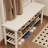 Solid Wood Hall Tree with Bench and Shoe Storage, Entryway Organizer with 11 Hooks and Two-Tier Shoe Rack for Mudroom or Hallway-1095058246-1092886389