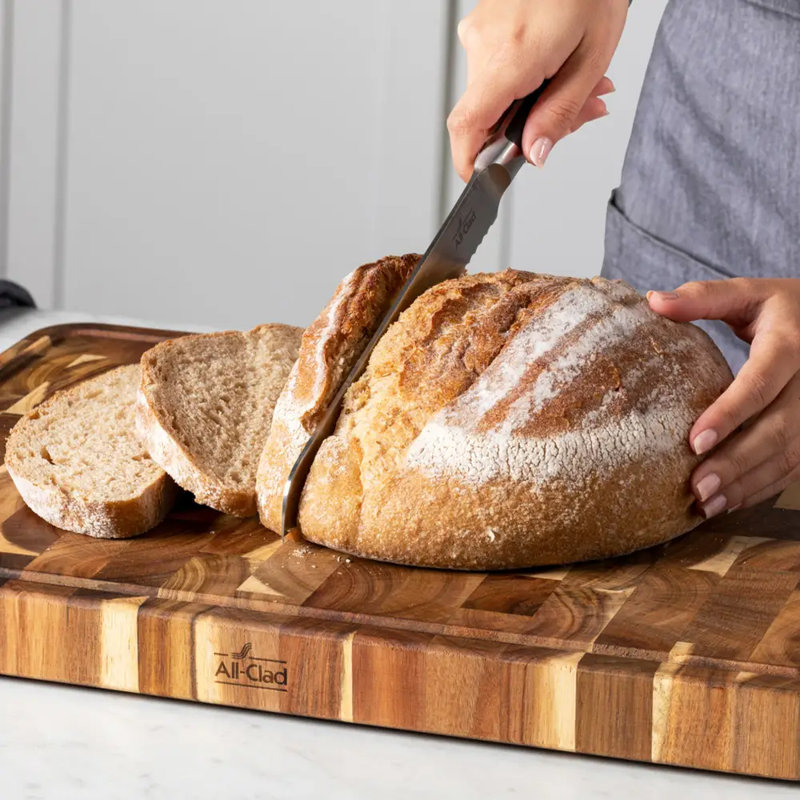 All-Clad Acacia Cutting Board, 19X14x1 Inches