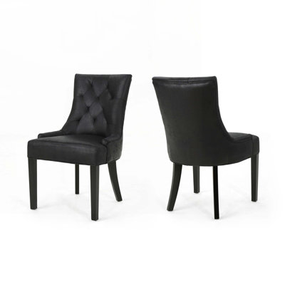 1'' H Tufted Upholstered Side Chair