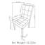 Chaise de salle à manger rembourrée Andover avec dossier capitonné et structure en bois massif Andover (ensemble de 2)-360084812