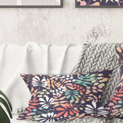Coussin décoratif rétro Mid-Century