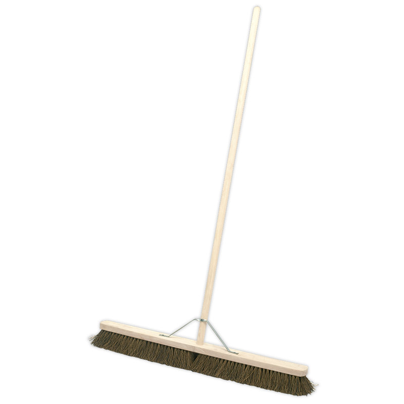 Vinita Push Brooms, Beige/Hazelnut, 143cm H x 90cm W x 7cm D