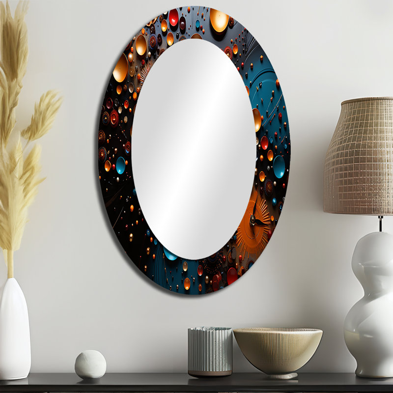 Lorilee - Miroir en métal tendance, 36 po x 24 po