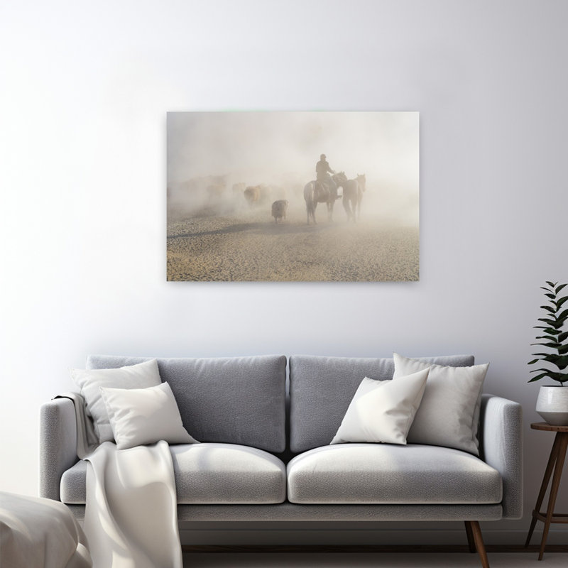 Reproduction d'art mural Western, 32" H x 48" W