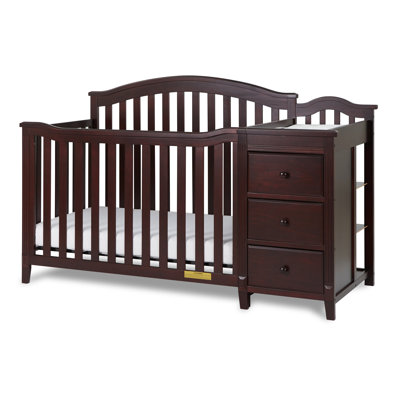Kali II 4-in-1 Convertible Crib and Changer with Toddler Guardrail