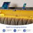 Bed Frame with RGB LED Lights, Upholstered Bed with Drawers and Charging Station-441618925-441618926