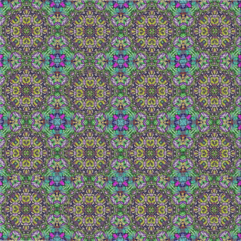 Damask Indoor Rug, Square 8'