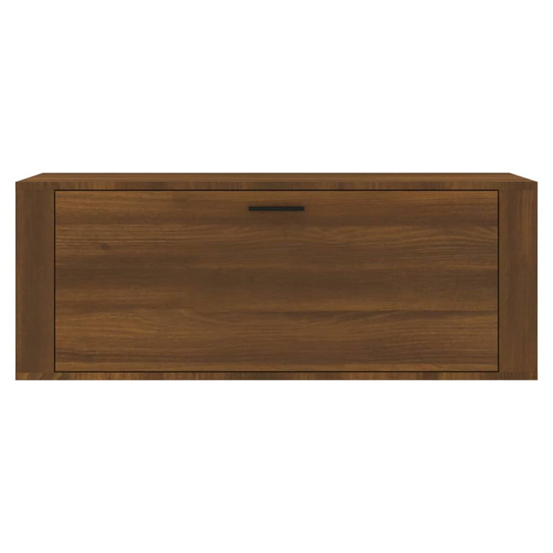 Ceddrick 8 Pair Shoe Storage Cabinet, Brown