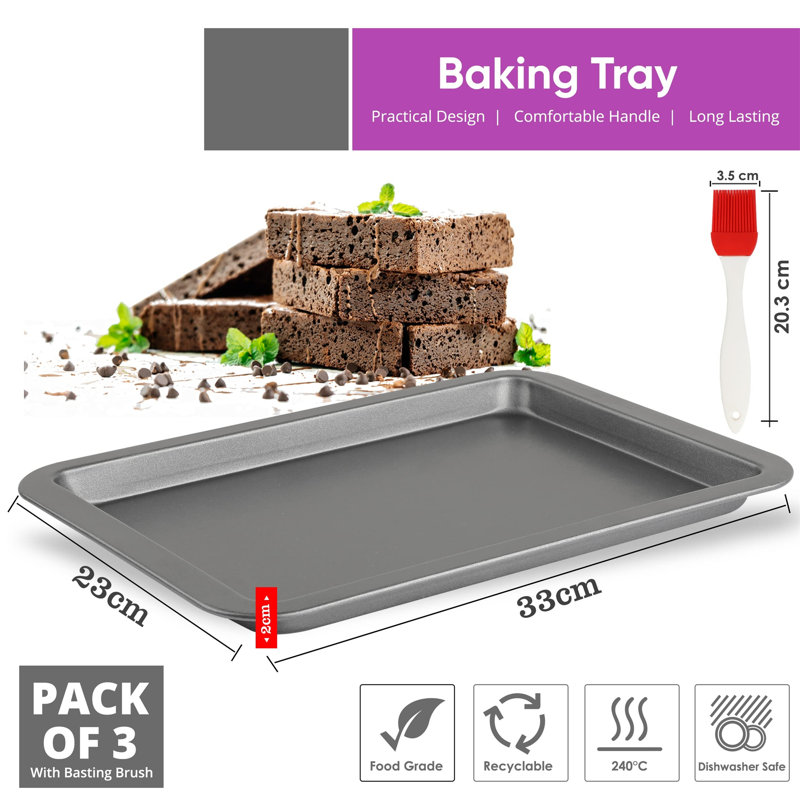 Naomi Non-Stick Steel Baking Tray