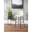 Upholstered Counter Stool with Metal Frame-97650184