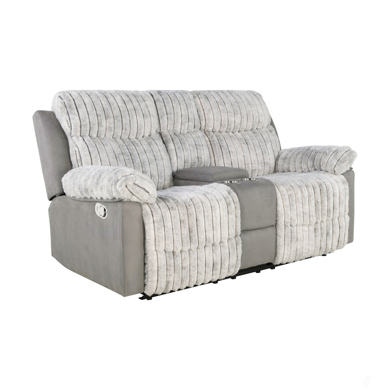 Causeuse inclinable grise