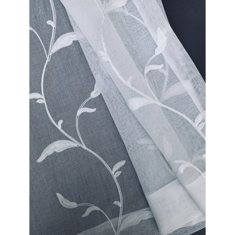 Puma Sheer Curtain Single Panel, 54" W x 120" L