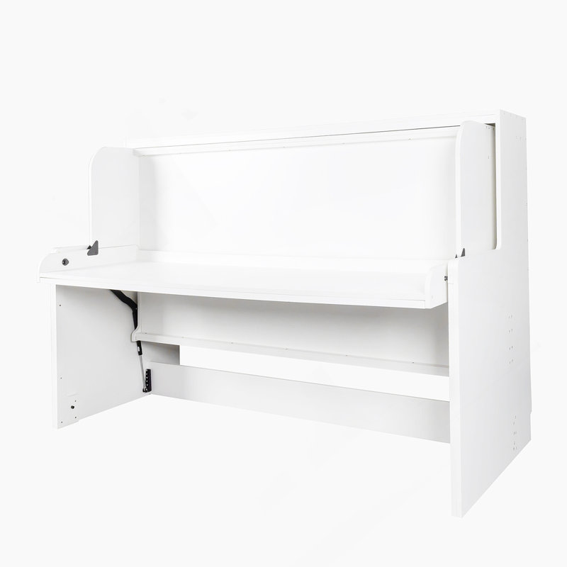 Lit simple extra-long blanc