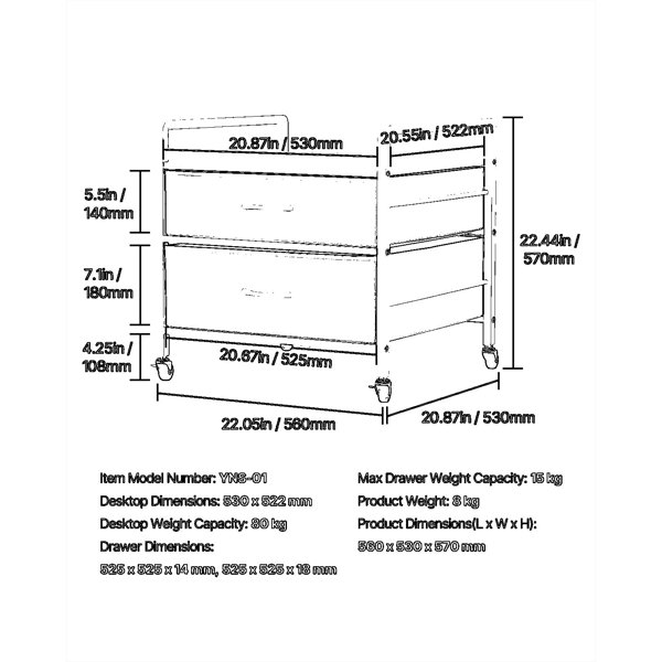 Dimensions du produit