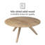 Kaysee 38" Round Solid Wood Coffee Table-2074788292
