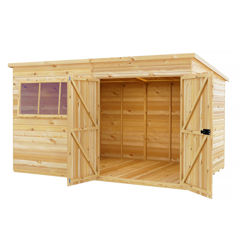 Shire Ranger Premium Shiplap Shed Workshop 12 Ft X 8 Ft