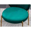 Chaise de salle à manger en velours-2001861095