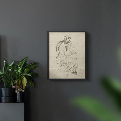 "Croquis rétro CIV" sur papier