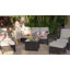 Ensemble de conversation en osier / rotin pour 2 personnes avec coussins-112732171