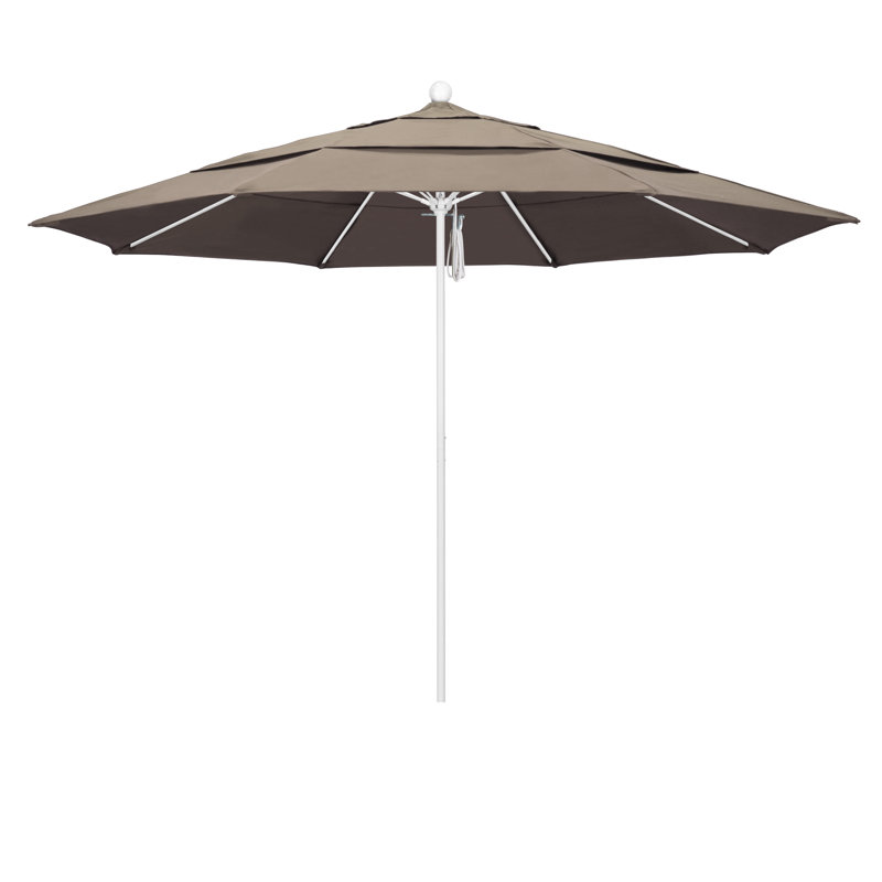 Parasol de marché 11 pi Hibo, Taupe