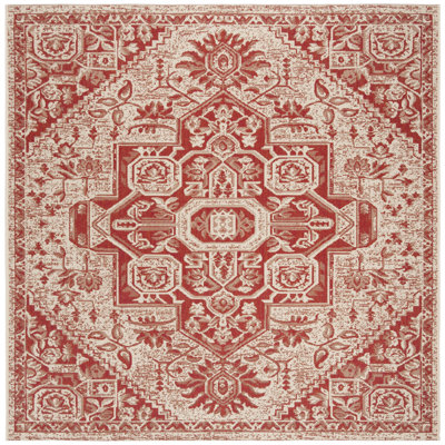 Donivin 100 Performance Oriental Indoor/Outdoor Area Rug