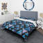 Ensemble de housse de couette rétro à style mid-century floral-138869099