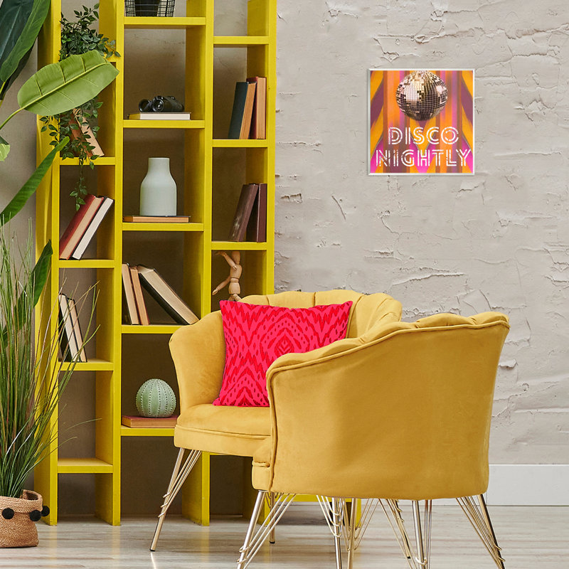 "Disco Nightly Retro", impression sur plaque murale par Graffi *ee Studios