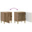 43cm W Manufactured Wood Bedside Table-2041993582