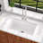 30" L x 18" W Premium White Ceramic Undermount/Drop-In Kitchen Sink Single Bowl White Fireclay Kitchen Sink Scratch-Resistant & Easy Clean