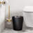 1.3 Gallon Trash Can Metal Wastebaskets Waste Basket Recycling Garbage Container Bin for Home Office