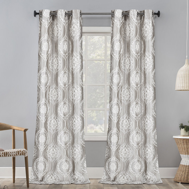 Josh Room Darkening Curtains / Drapes Pair, 76" W x 84" L