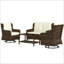 Ensemble de conversation près de la piscine, ensemble de table et chaises de salle à manger de patio, ensemble de meubles de patio 4 pièces-1734456403