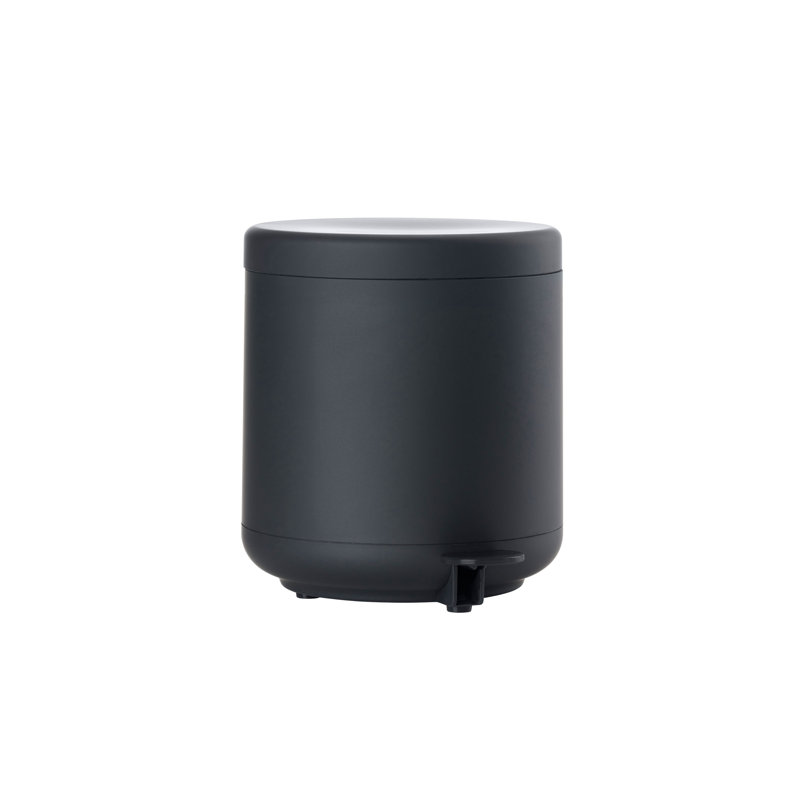 Grasston Plastic Step On Kitchen Trash Can - 4L, Black