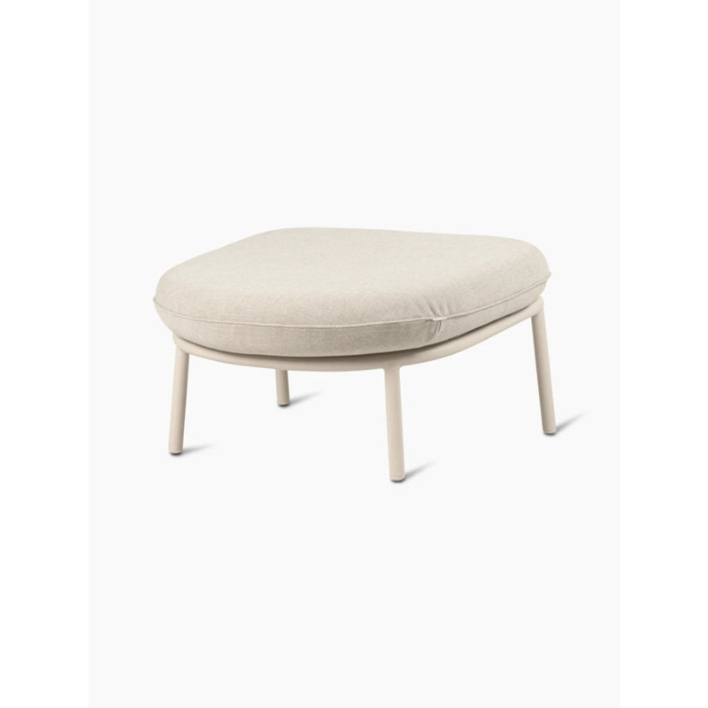 Kodo Outdoor Ottoman, Fossil Gray
