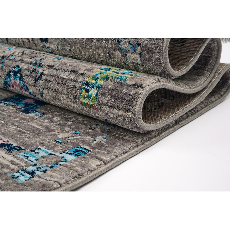 Geometric 200cm X 300cm Area Rug, Rectangle 100 x 150 cm