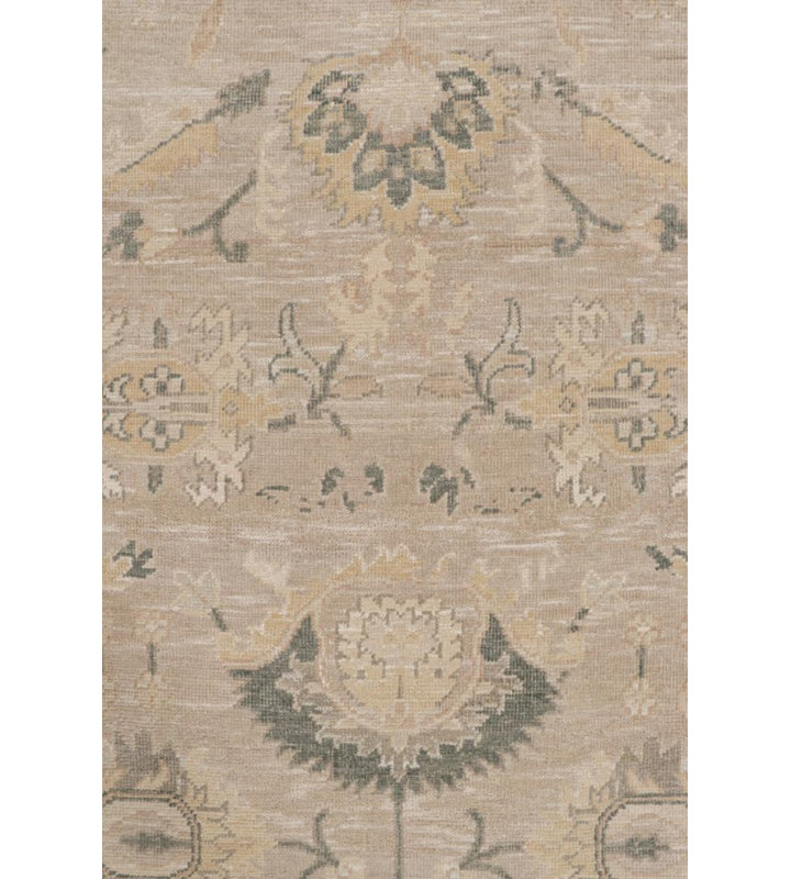 Handmade Silk and Wool Area Rug