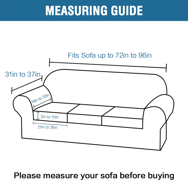 Modern Soft Velvet Plush 4 Piece High Stretch Sofa Slipcover Furniture Protector Luxury Thick Velvet Sofa Cover for 3 Cushion Couch Machine Washable