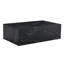 39 Inch Modern Black Marble Texture Coffee Table - Luxury Rectangular MDF Accent Table For Living Room | Gift Idea